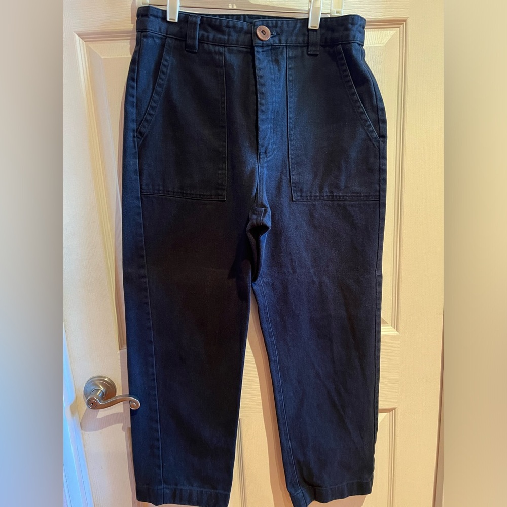 Beaton canvas pants black